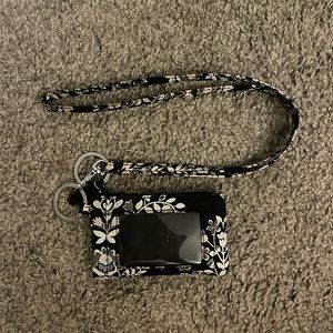 Vera Bradley lanyard and ID+money holder.